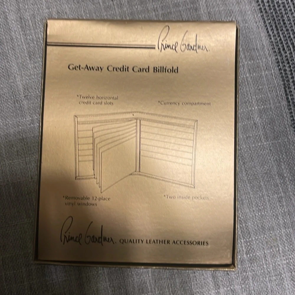 COPY - Rinse garden grey and black men’s wallet brand new never used in box old